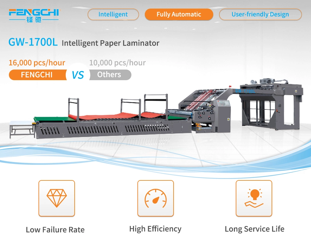 Multi-Layer Cardboard Paper Printing Packaging High Speed Industrial Flute Laminating Machine