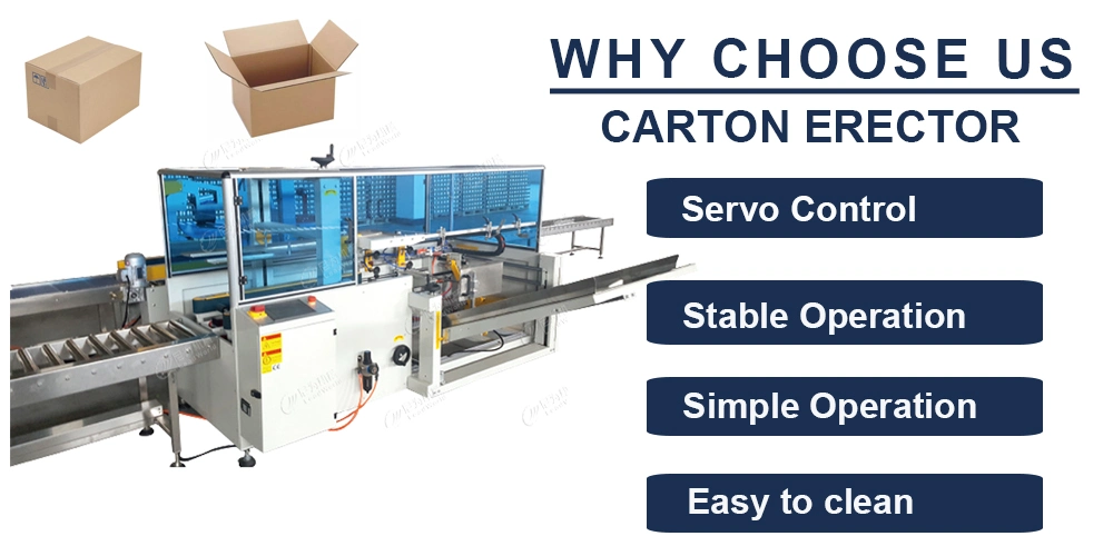 Leadworld Carton Erector Machine Customized Fully Automatic Erecting Machine for Carton Case