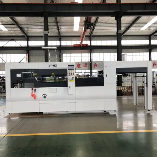 Automatic Paper Board Die Cutting Creasing Machine Flatbed Carton Box Punch Machine