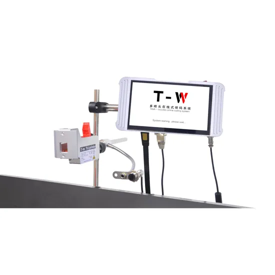 2024 Hot Sale Thermal Inkjet Printer Continuous Printing Tij Coder Expiry Date Batch Bar Code Logo Coding Machine for Metal Plastic