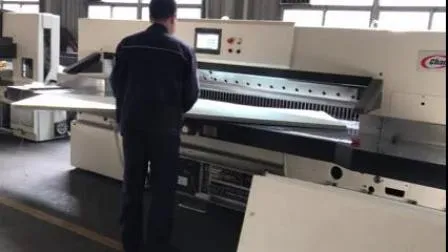 Program Control Guillotine Computerized Paper Cutter