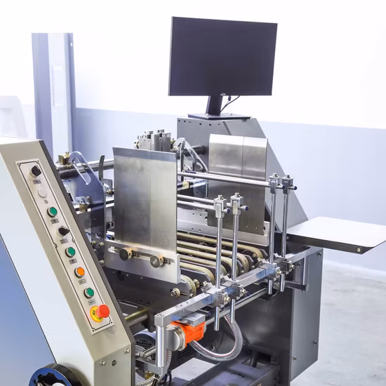 Rolam Fully Automatic Simple Straight Line Paper Carton 4 6 Corner Box Folding Gluing Machine 400m/Min Pre-Folding Hot Sell Folder Gluer