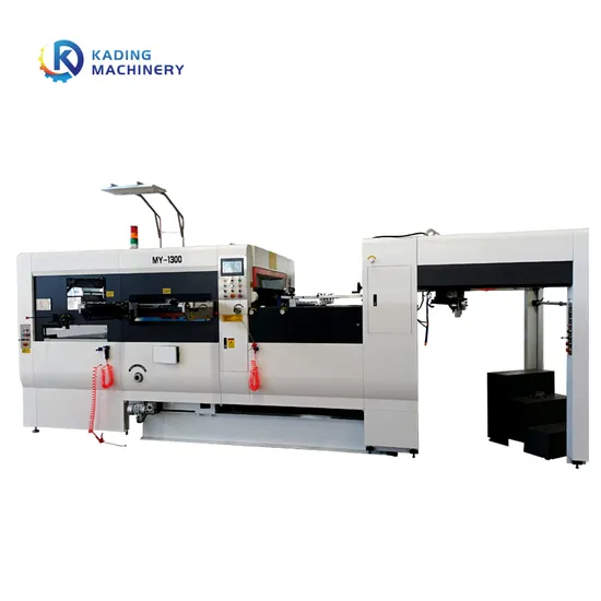 Die Cutting Punching Machine of Flatbed Type with Feeder for Pizza Box 
