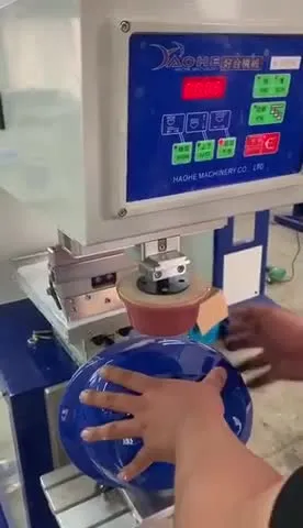 1 Color Inkwell Safety Helmet Logo printing Machine 