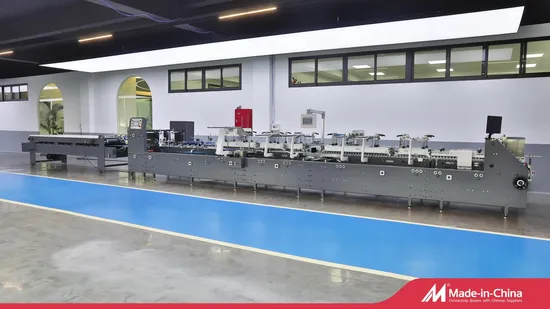Rolam as Small Box Folder Gluer Paper Box Folding Gluing Making Bag for Coffee Cup Sleeve Air Food Packaging Automatic Carton Folder Gluer Machine for Cardboard 