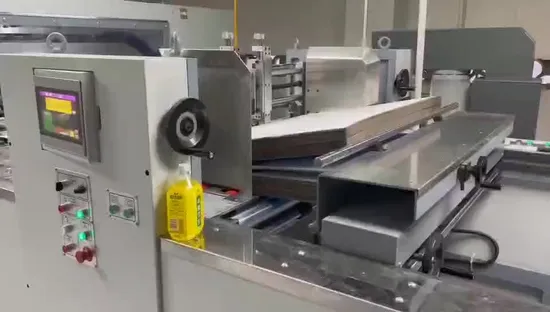 Automatic Flatbed Creasing Die Cutting Die Cutter for Paper Processing Machinery 