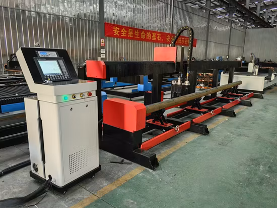 New Automatic Custom Tube Round Square Machinery Plasma Steel Pipe Cutting Machine