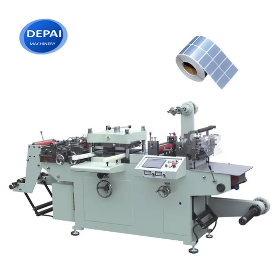 350mm Flat Bed Label Automatic Hot Foil Paper Sticker Label Punching Flatbed Die Cutting Stamping Machine 