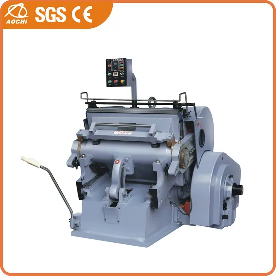 Flatbed Corrugated Cardboard Die Cutting and Creasing Machine Heavy Duty 