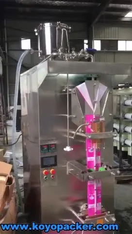 Automatic Fruit Flavor Water Drinks Pouch Packing Machine 