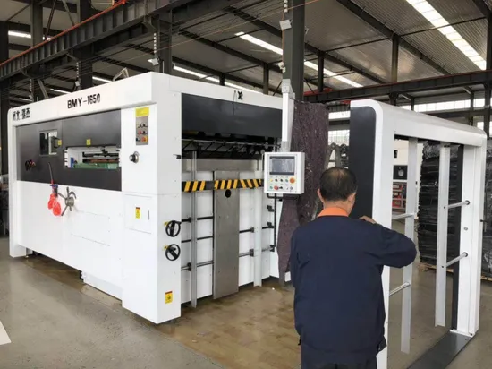 Corrugated Cardboard Platform Die Cutter Machine Flatbed Die Cutting and Creasing Machine 