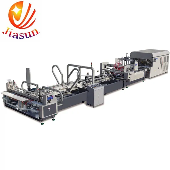 Automatic Folder Gluer and Bundling Machine for Fold Fruit Box (JHXDB